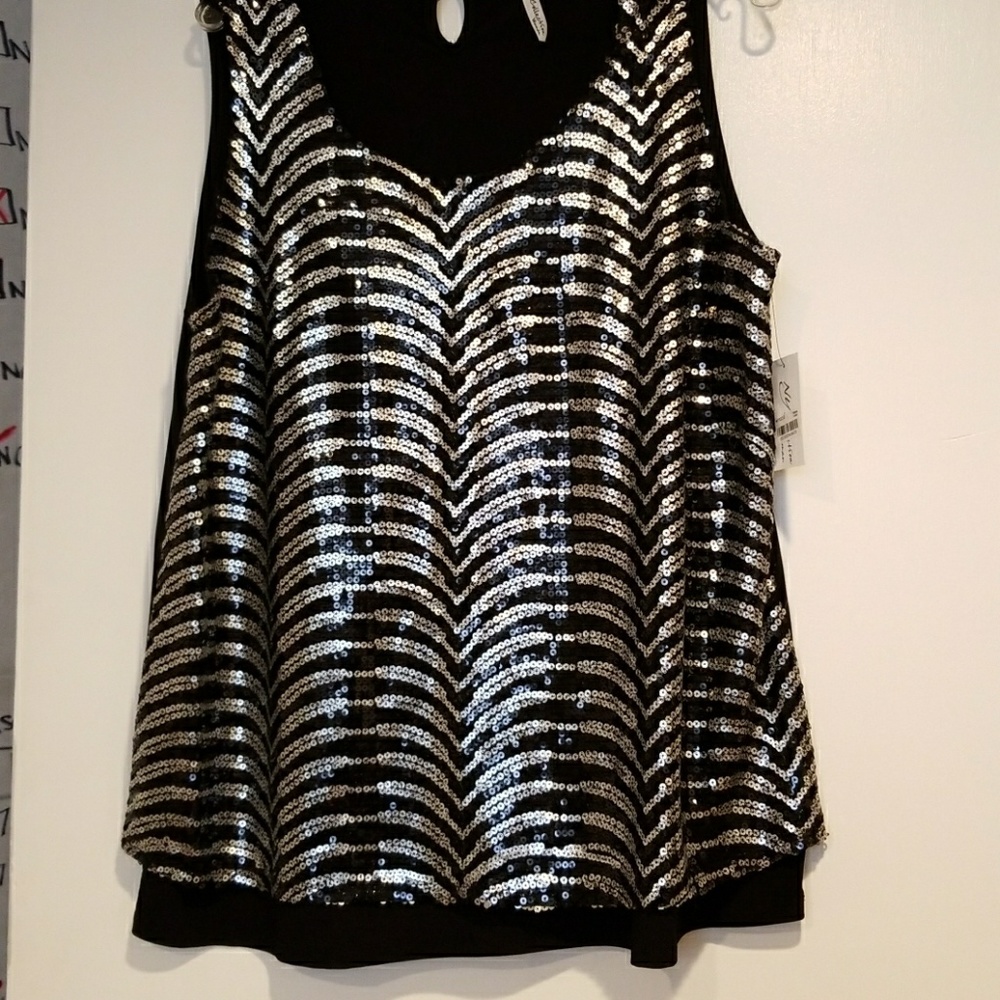 NWT Sequin top